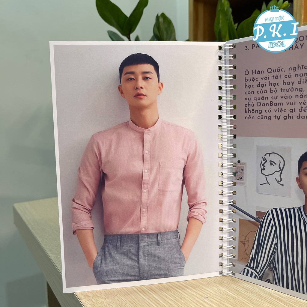 Bộ Photobook Album ảnh Diễn Viên Park Seo Joon Mới Nhất 2021 - QUÀ TẶNG K-POP