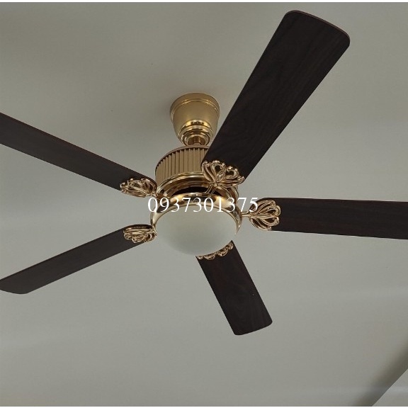 Quạt Trần Đèn Q-120 Sải Cánh 1m40 Động Cơ Lõi Đồng Công Xuất 55w_Đèn Led sáng 3 chế độ_Có Điều Khiển Từ Xa_Bảo Hành 2 N