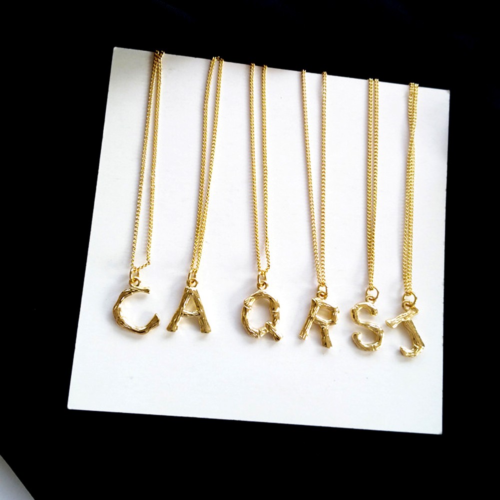 vòng cổ Hợp Kim Hình Chữ Cái Xinh Xắn