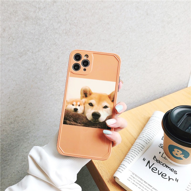 Ốp lưng iphone Shiba dễ thương IMD dày viền nổi 6/6plus/6s/6splus/7/7plus/8/8plus/x/xs/11/12/pro/max/plus/promax