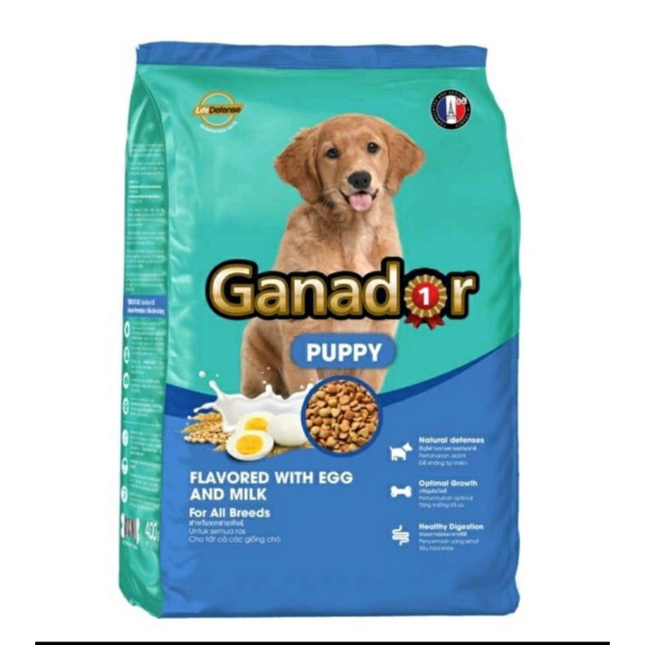Thức ăn cho chó Ganador Adult - Puppy. Thức ăn hạt cao cấp nhập khẩu từ Pháp Gói 400g