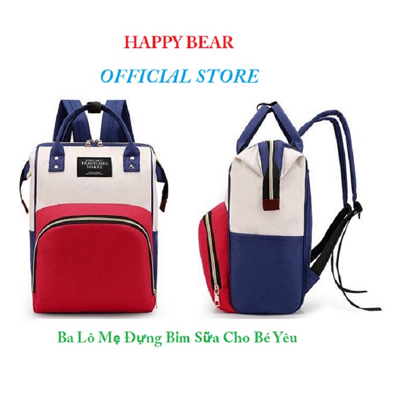 Balo bỉm sữa HAPPYBEAR balo đựng bỉm sữa cho bé