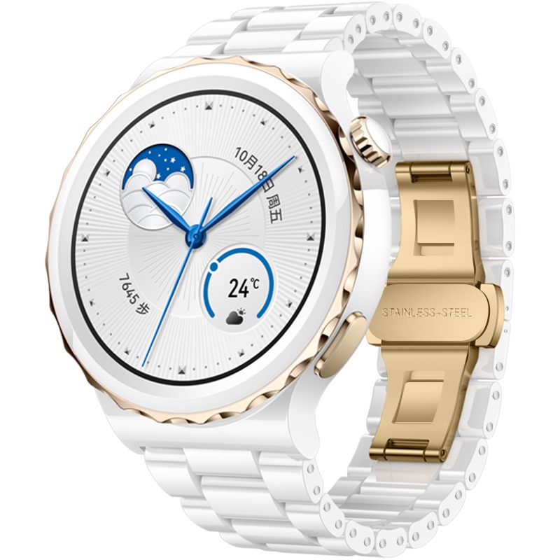 Dây Đeo Bằng Sứ Cho Đồng Hồ Huawei GT3 Pro 46MM 43MM GT3 42MM GT2 Runner GS