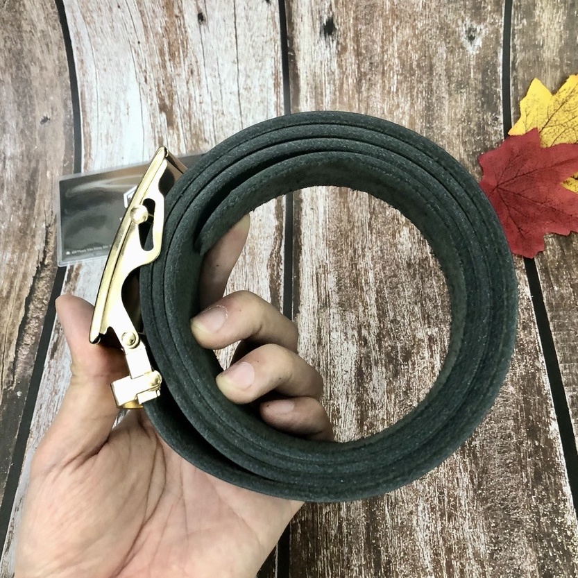 Thắt Lưng Nam Da Bò Thật 100%, Dây Lưng Da Mộc Pakistan Khóa Lăn - BH 12 Tháng