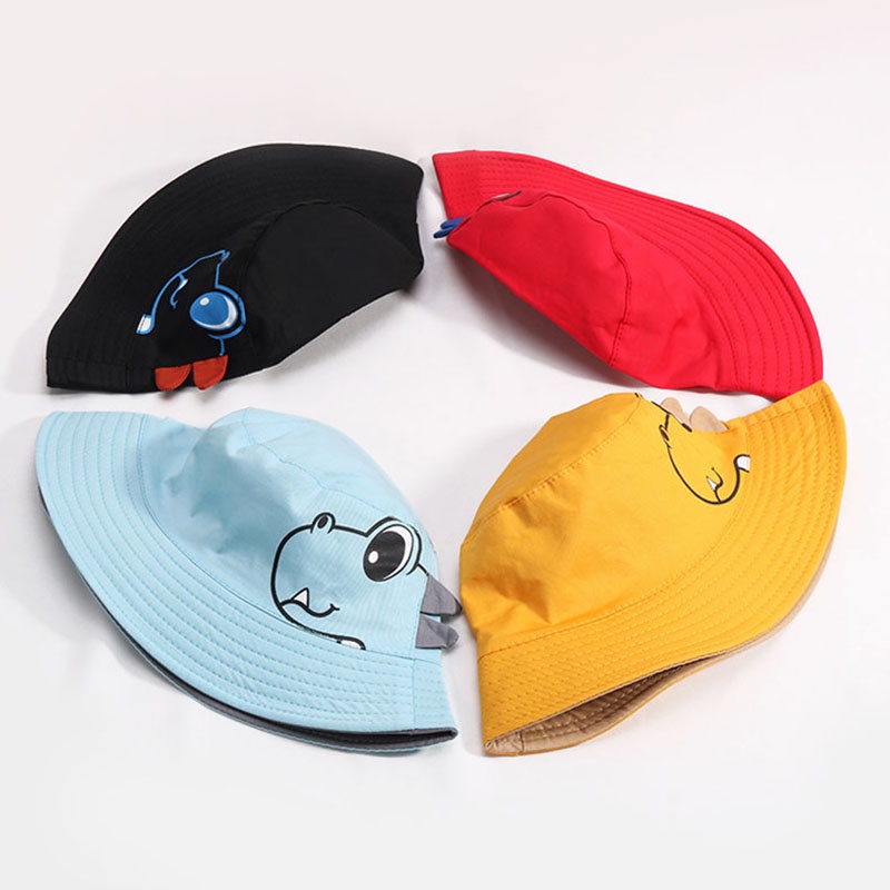 Nón Bucket Hai Mặt Thời Trang Mùa Hè Dành Cho Bé