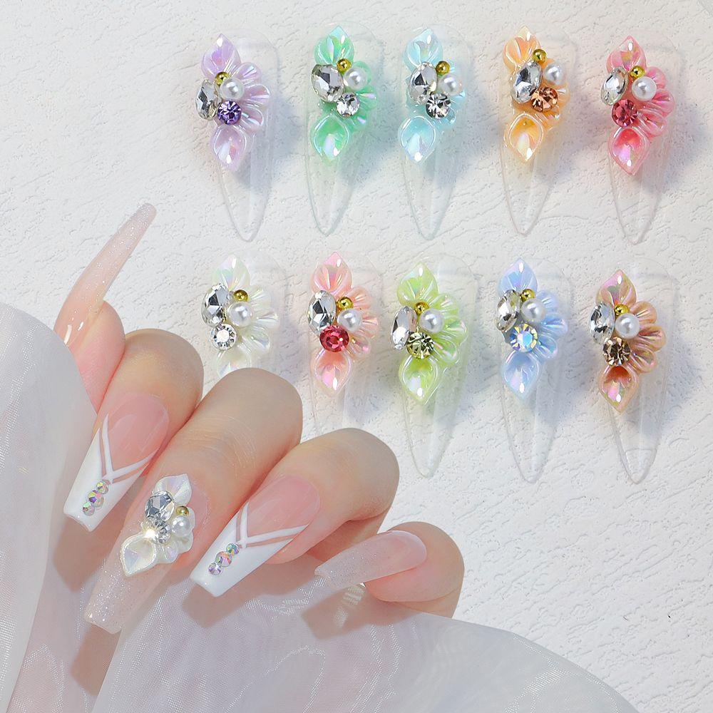 Phụ Kiện Trang Trí Móng Tay 3D Thanh Lịch Dành Cho Nữ|Phụ Kiện Làm Móng Nghệ Thuật