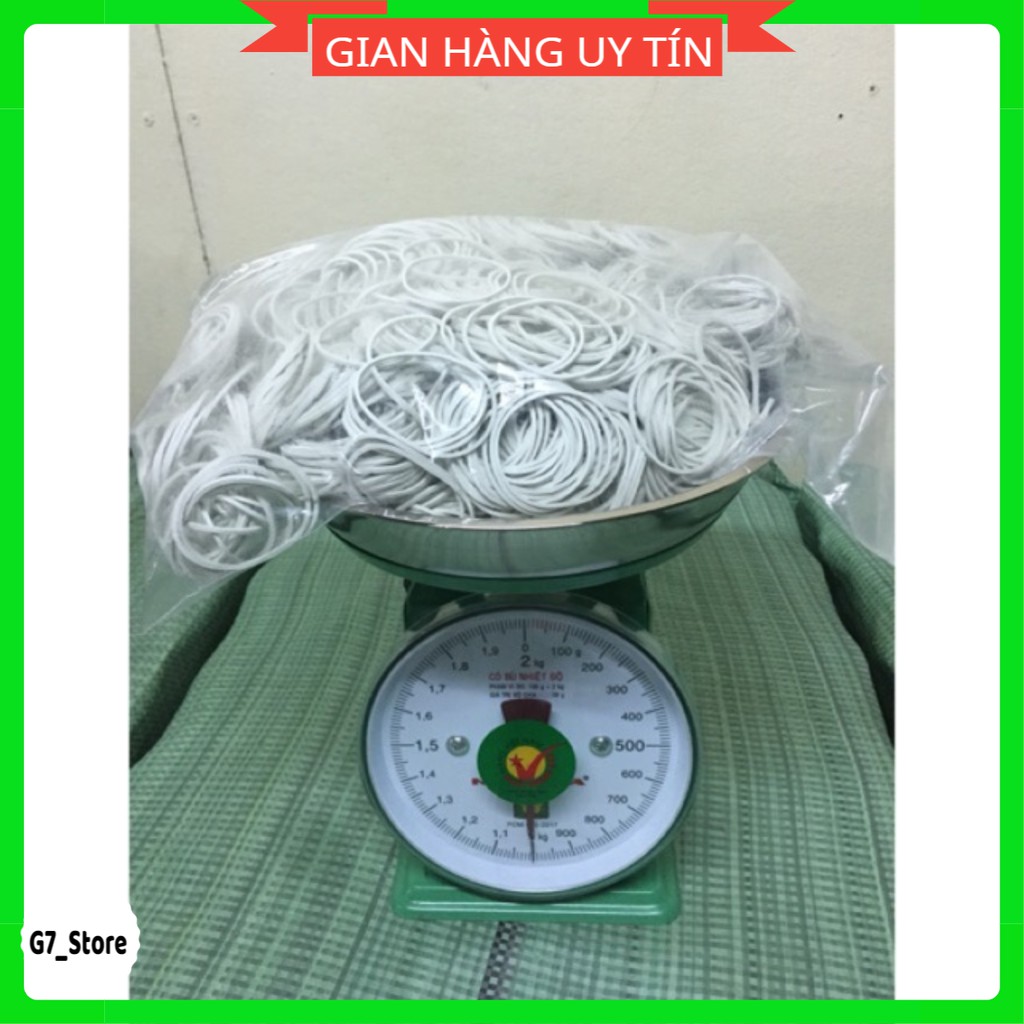 (SALE) 1kg Chun vòng trắng,dây chun trắng loại tốt