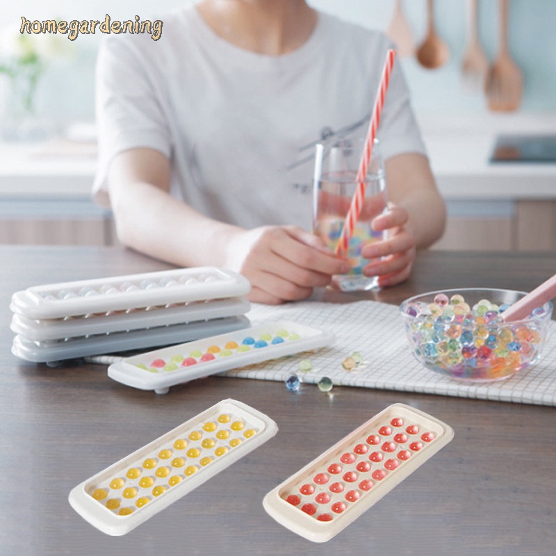 Khay làm đá bi tròn 27 lỗ