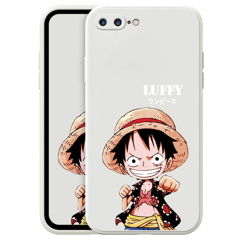Ốp Lưng Điện Thoại Hình Hoạt Hình Đáng Yêu Cho iPhone 5 6 6s 6plus 6splus 7 plus 8 plus apple Phone Casing Silicon Fashion Camera Lens Protector Full Cover simple Liquid silicone Cases