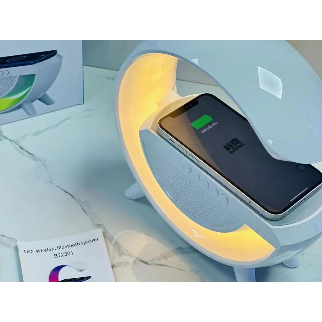 Loa Bluetooth, loa nghe nhạc có vị trí Sạc Ko Dây cho điện thoại BT 2301