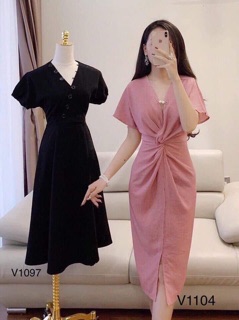 VÁY XOẮN EO CÀI NGỌC VNXK