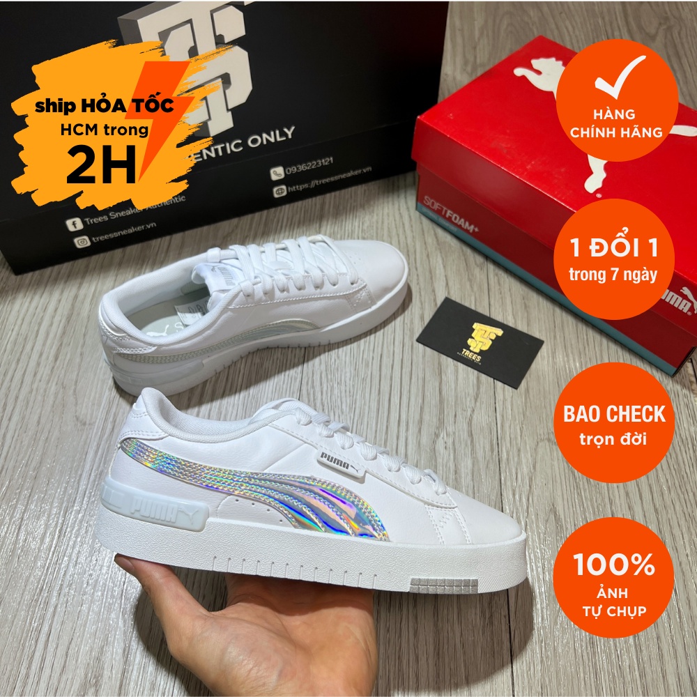 Giày thể thao PUMA JADA RAINBOW JR WHITE 382661 01