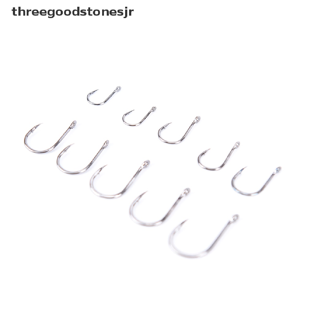 Set 100 Lưỡi Câu Cá Bằng Thép Không Gỉ Chất Lượng Cao