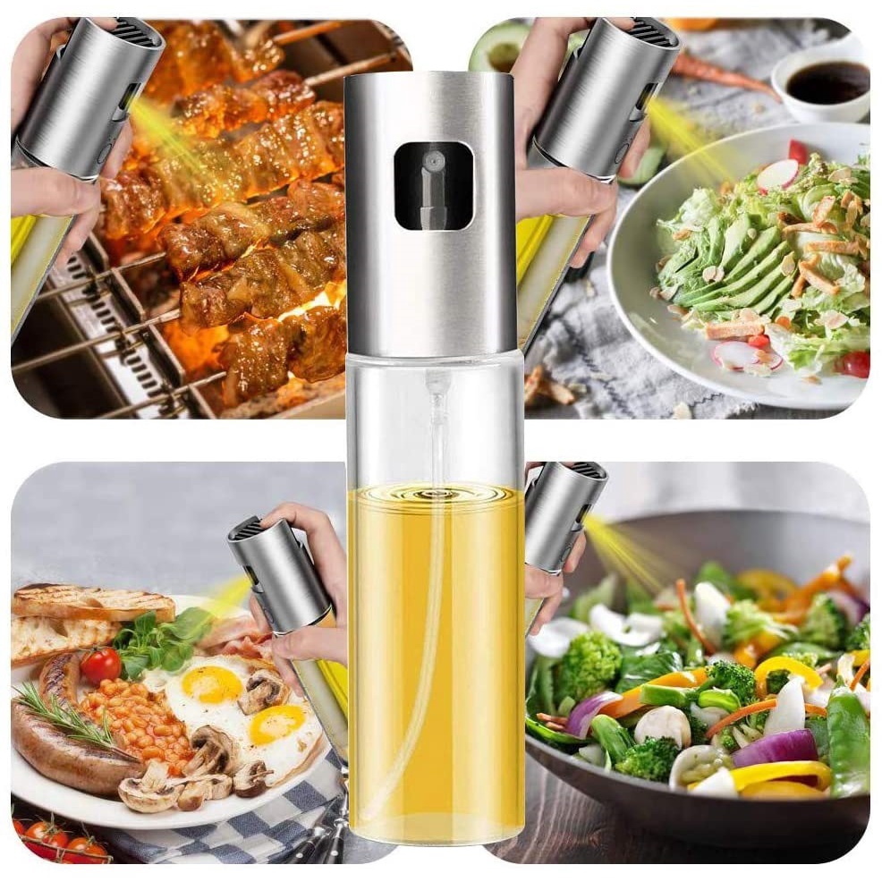 Bình Xịt Dầu Ăn Cho Nồi Chiên Không Dầu Cao Cấp Vando  DungTích 100ml