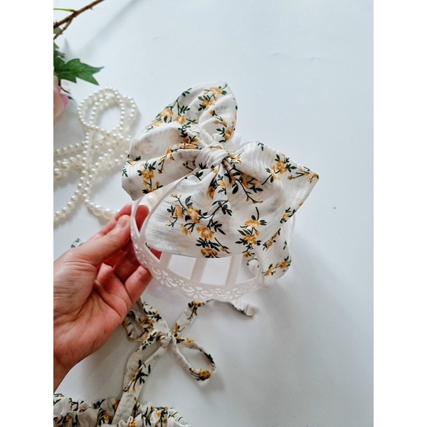 Bodysuit 2 Dây, Bodychip Hoa Nhí, Bộ Liền 2 Dây Hoạ Tiết Hoa Nhí Xinh Xắn Mùa Hè Cho Bé