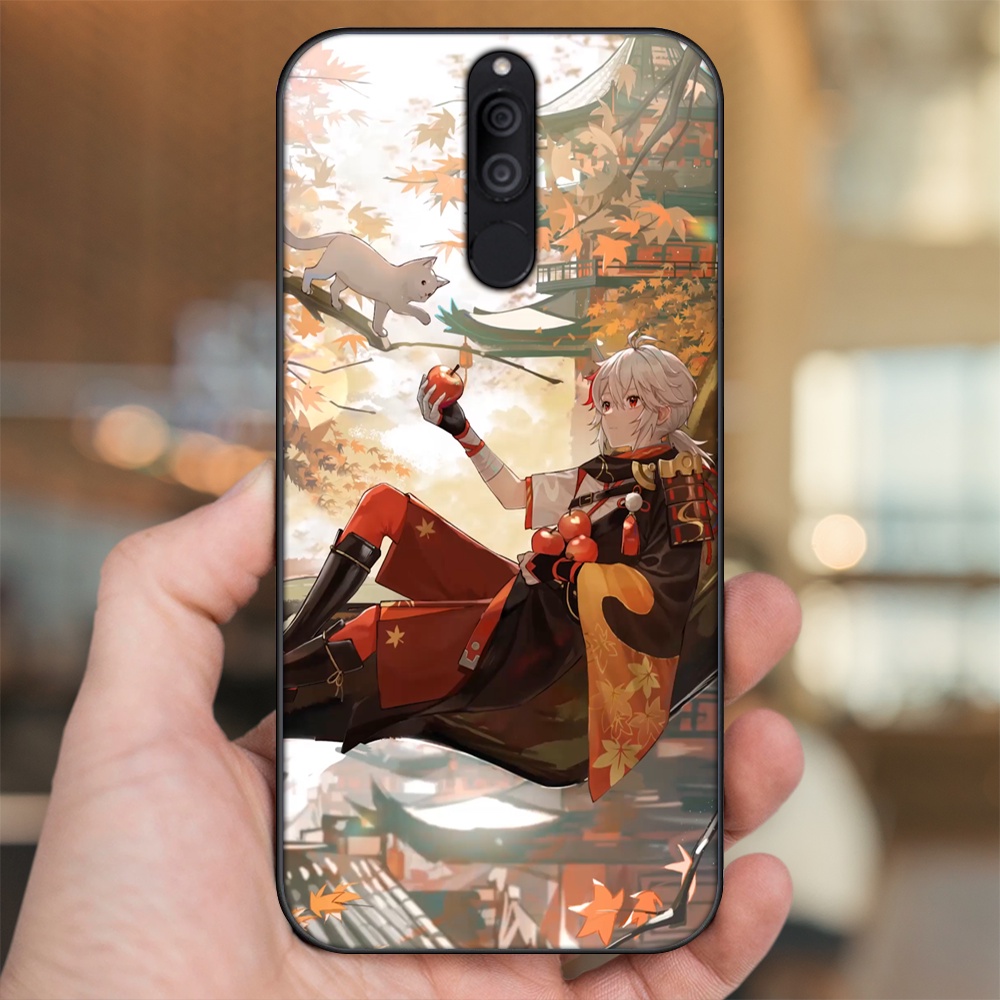 Ốp lưng Huawei Nova 2i viền đen in hình Kazuha Genshin Impact