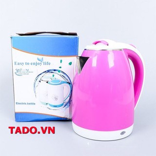 [ 2020 ] Ấm cắm điện nấu đun nước siêu tốc 2 lớp nhựa nhiều màu siêu tiện dụng GD698