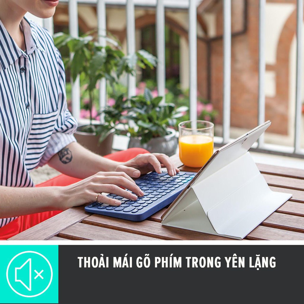 Bàn phím Bluetooth Logitech K380, Kết nối Bluetooth cùng lúc 3 thiết bị, Pin sử dụng tới 2 năm - Hàng Chính Hãng | BigBuy360 - bigbuy360.vn