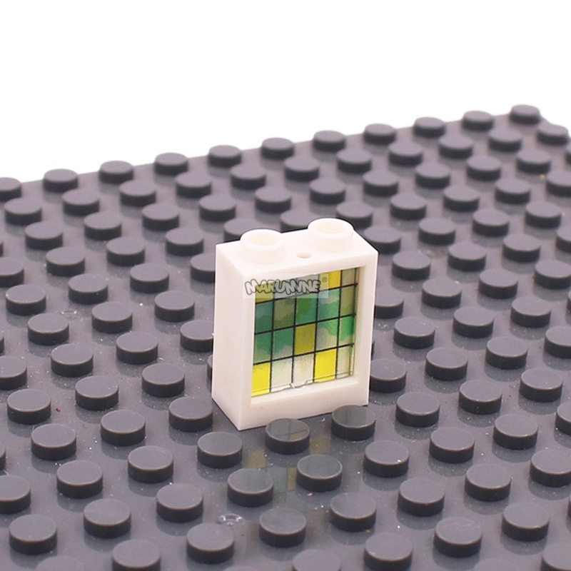 Đồ chơi giáo dục lắp ráp   logo moc 1 kính 2x2 7 màu a6