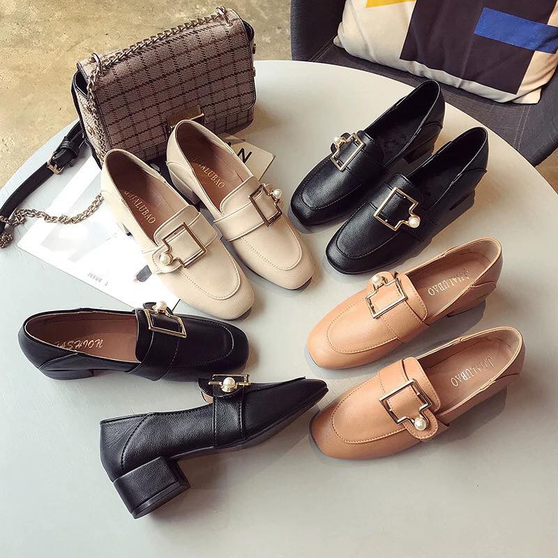 [GIÀY CÔNG SỞ 5CM] Mẫu giày cá tính cho các nàng đi làm, đi tiệc đều xinh - K83 - giaynugobe