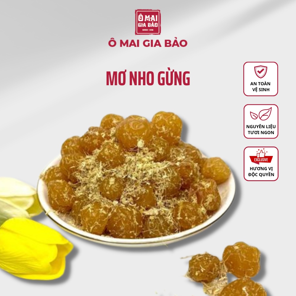 Ô Mai Xí Muội Mơ Nho Gừng Gia Truyền