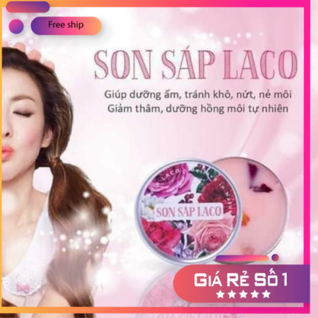 [Rẻ vô địch] Son Sáp Dưỡng Mềm Môi Laco.