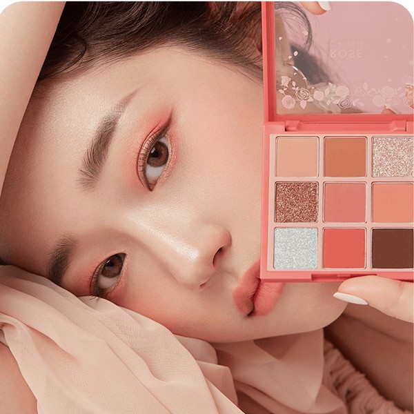 Bảng phấn mắt 9 ô ET House Rose Crush Play Color Eyes