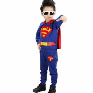 Bộ siêu nhân kèm áo choàng 15-16kg