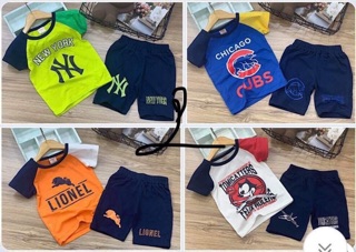 Bộ bé trai siêu xinh set 4 bộ