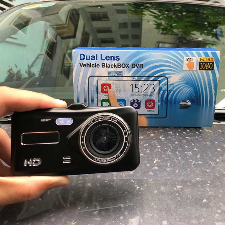 Camera hành trình ô tô X11S, màn hình cảm ứng 4 inch full HD tích hợp camera lùi [ Bảo hành 1 đổi 1 trong 12 tháng ]