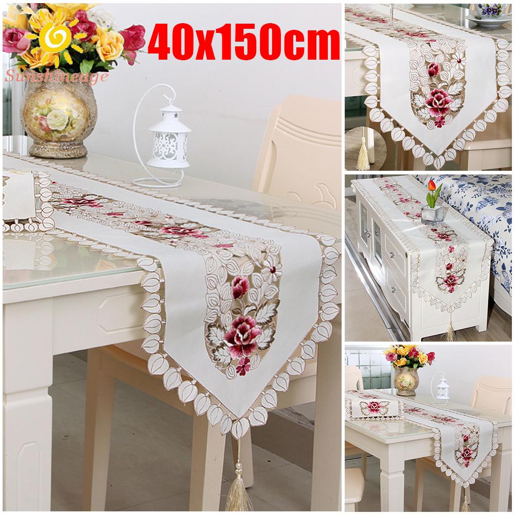 Khăn Ren Trải Bàn Hình Chữ Nhật