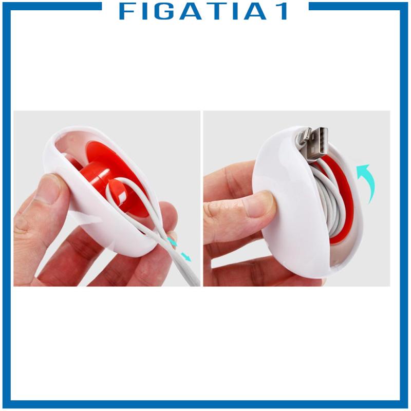 Dụng Cụ Quấn Dây Cáp Tự Động Màu Đen Thu Gọn Được [Fiatia1]