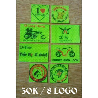 8 logo phượt  . logo phản quang