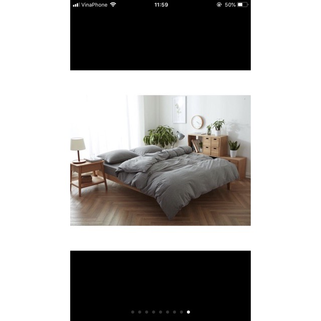 Sét bộ ga gối cotton 4 món hàng nhập khẩu