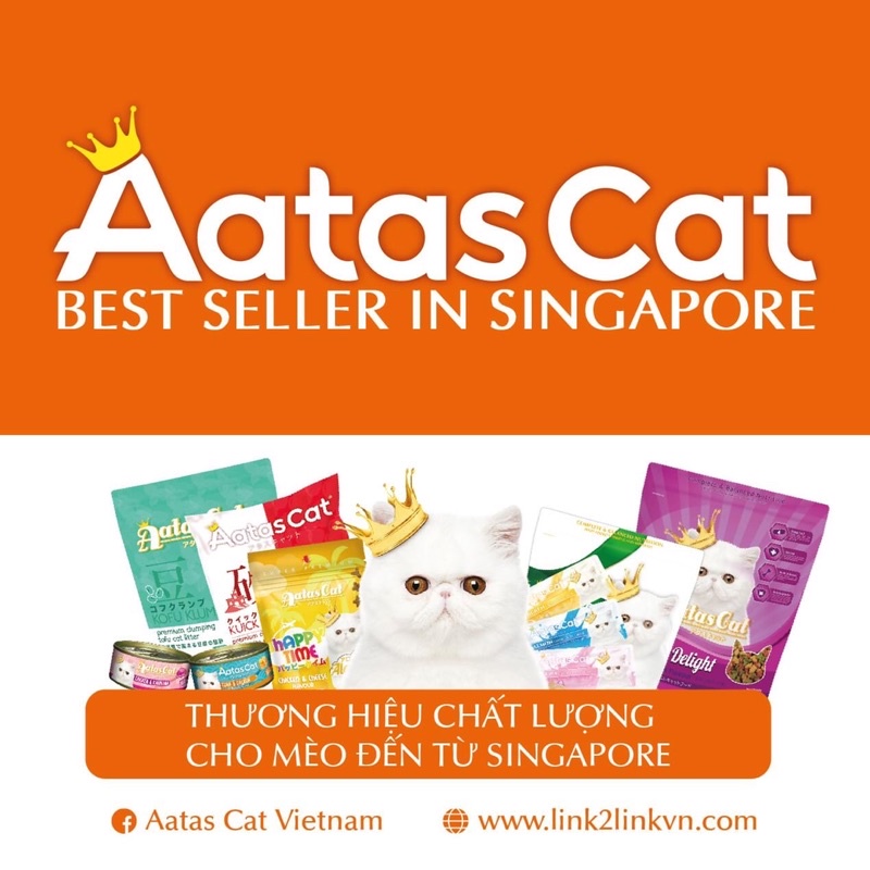 Cát Đất Sét AATAS CAT 10L _ Premium Clumping Bentonite Cat Litter