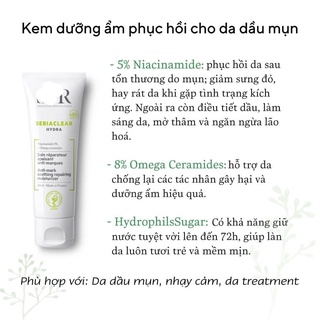 Kem dưỡng ẩm svr 40ml