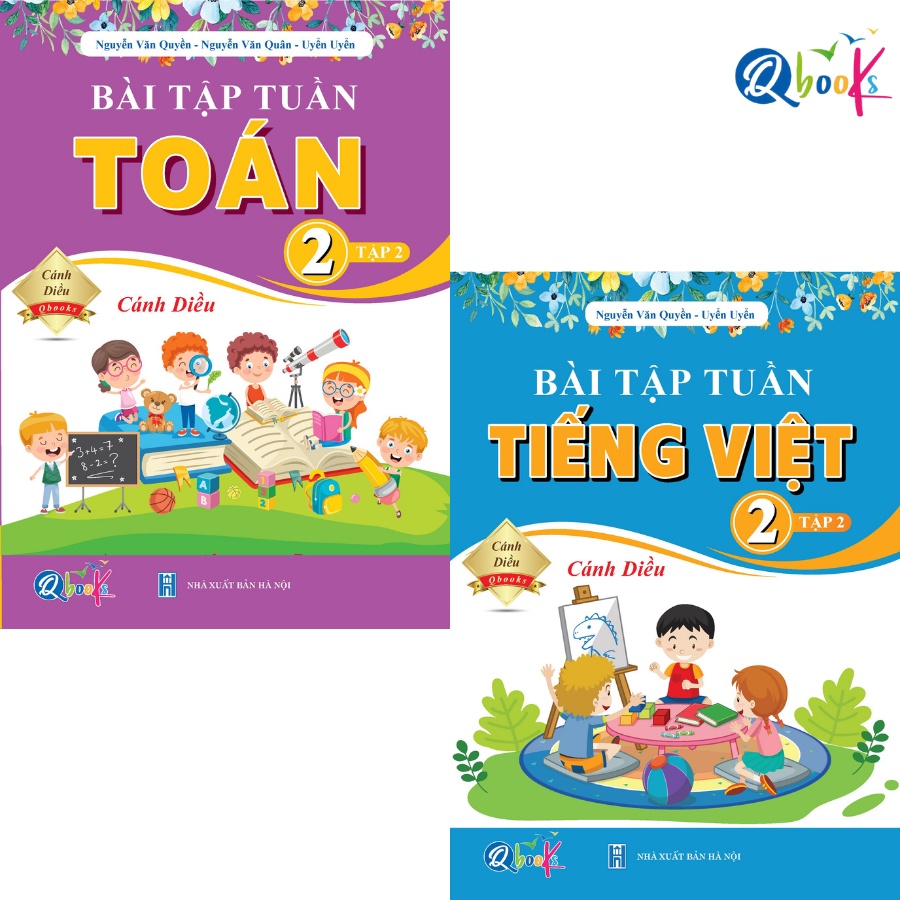 [Mã LIFEXANH03 giảm 10% đơn 500K] Sách - Combo Bài Tập Tuần Toán và Tiếng Việt Lớp 2 - Cánh Diều - Tập 2 (2 cuốn)