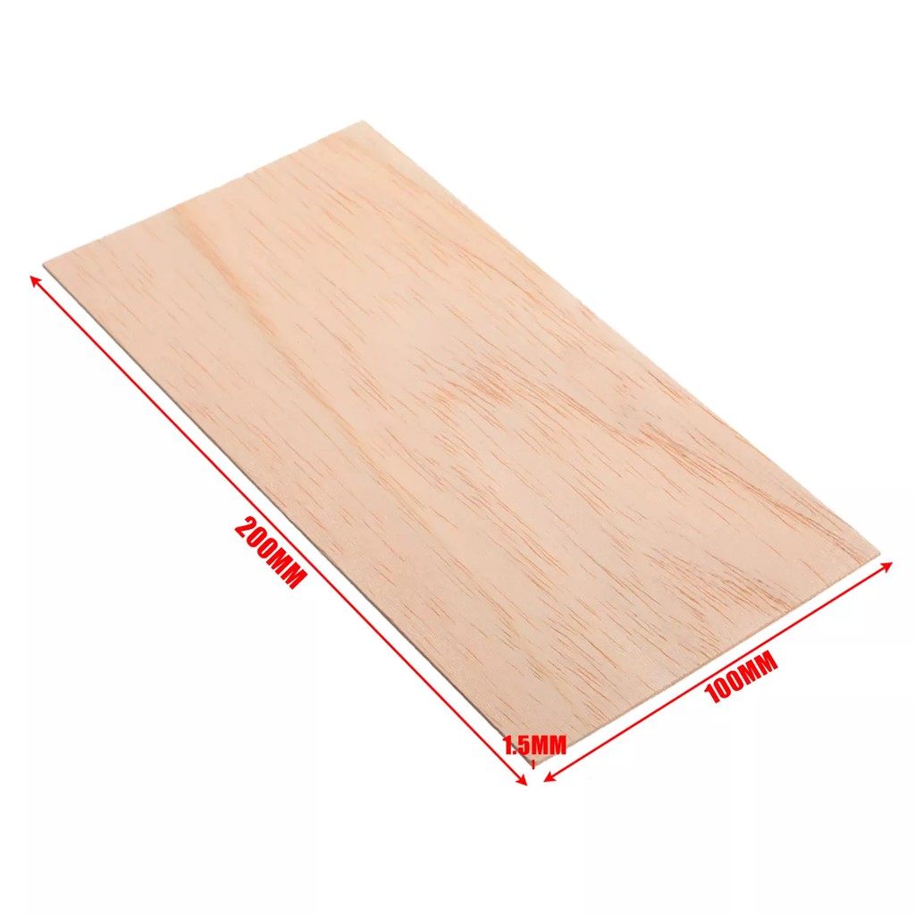 Idealhere 10 Mẫu Tấm Gỗ Mới Máy Bay Tàu Nhà Tự Làm Bằng Gỗ Balsa_123Lifevn