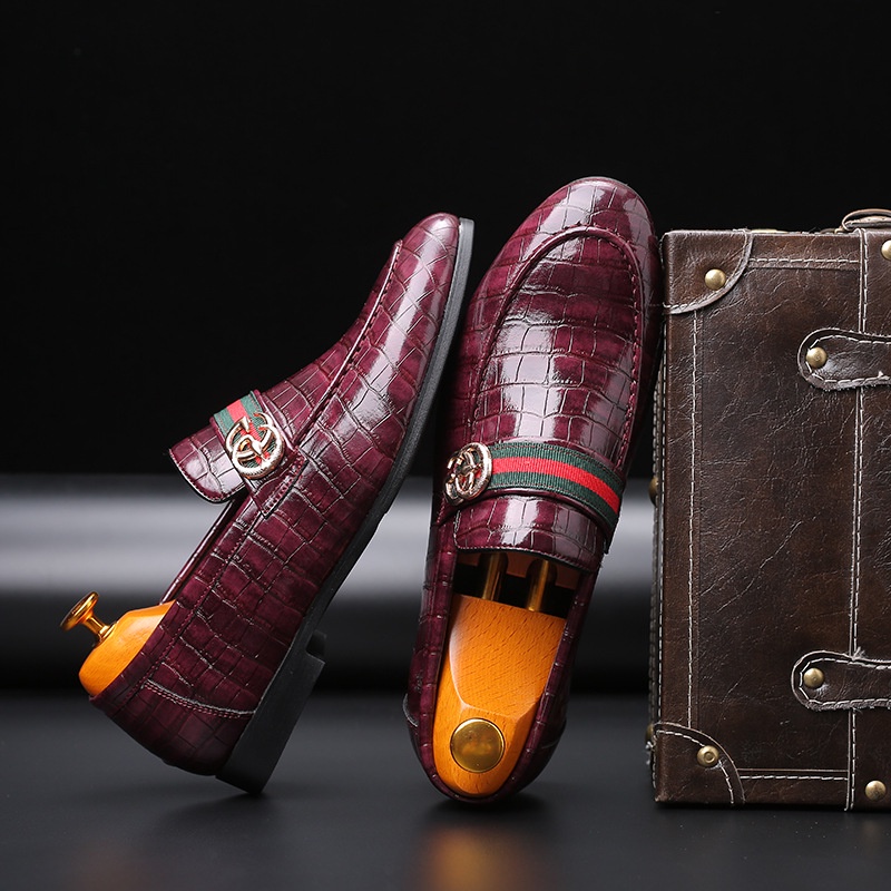 Giày Da Nam Mũi Nhọn Phong Cách Doanh Nhân Size 38-48