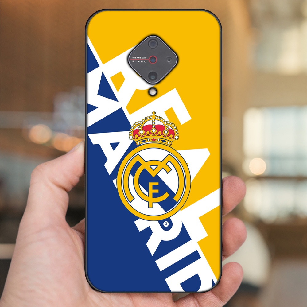 Ốp lưng Vivo S1 Pro viền đen in hình Real Madrid