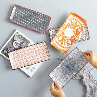 Đĩa gốm ZENTANGLE PATTERN phong cách Nhật Bản | ZPDD2