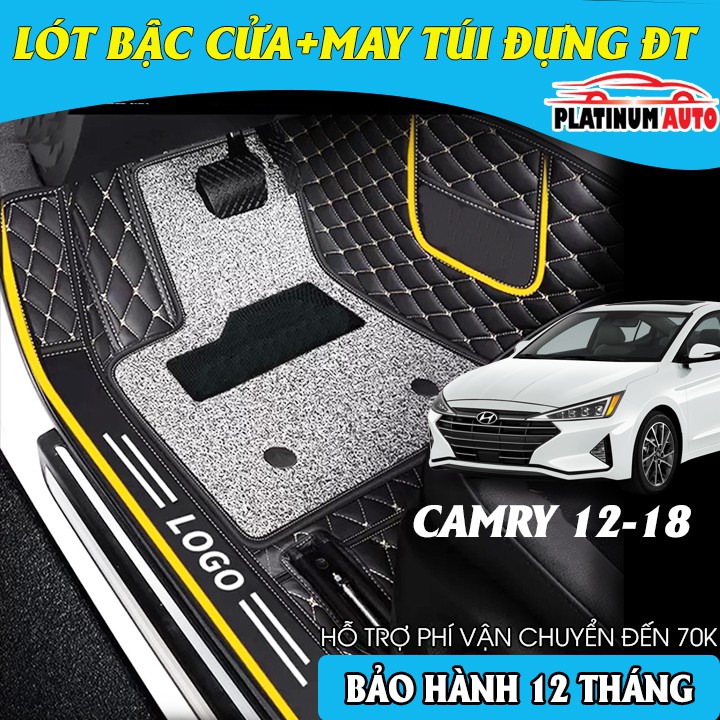 Thảm lót sàn ô tô 6D thành cao, tràn viền bậc cửa Hyundai Elantra 2018-2020