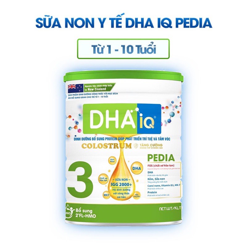 Sữa DHA IQ pedia 900g date mới