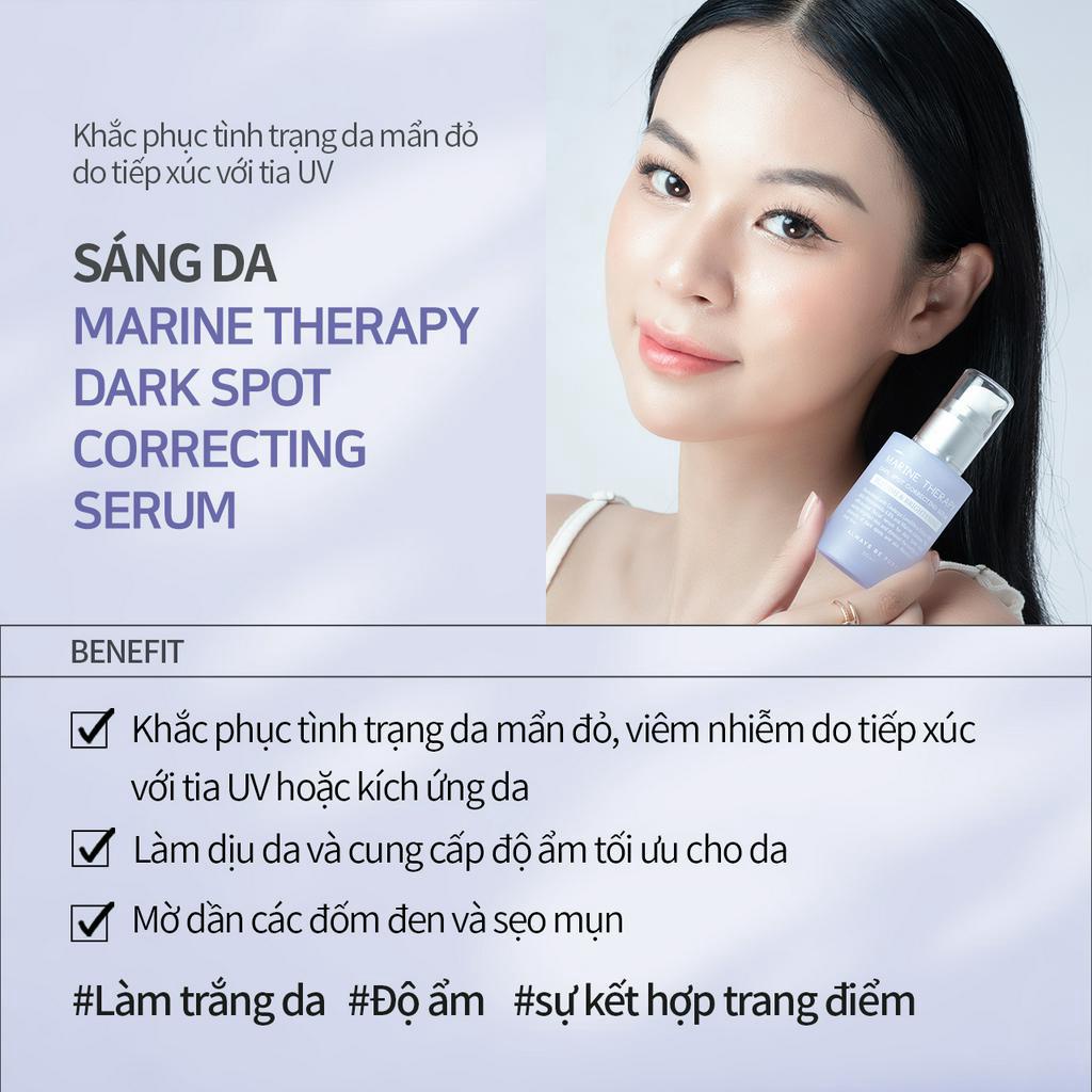 [phí phương anh và always be pure] Marine Therapy Dark Spot Correcting serum chuyên dụng 50ml