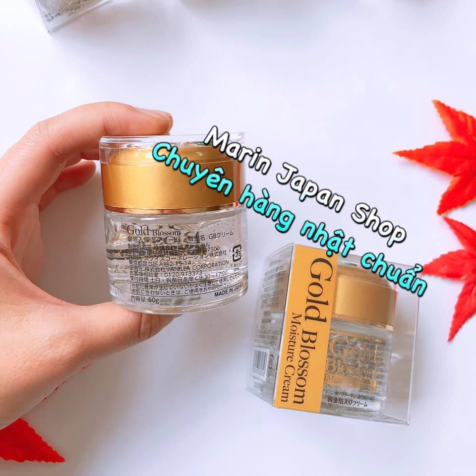 (SALE 2 triệu->299k)Kem Dưỡng Tinh Chất Vàng Gold Blossom Moisture Cream  (Made in Japan) Nhật Bản