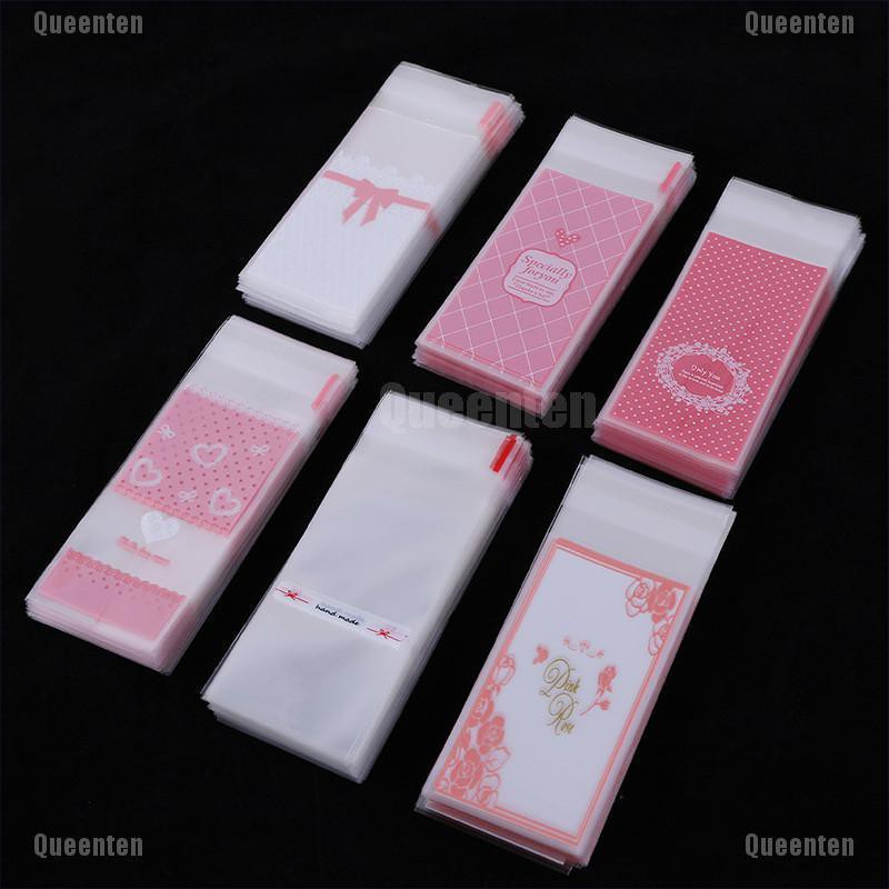 Bộ 100 túi nhựa mini dùng đựng bánh/kẹo/quà tặng tiện dụng