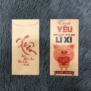 Lì xì tết 2019. Combo 50 bao