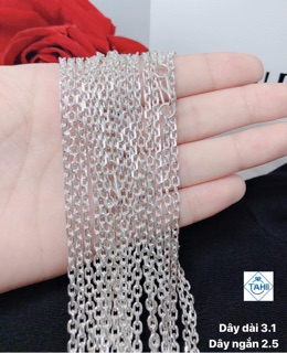 Dây chuyền bạc cho bé chuẩn bạc ta