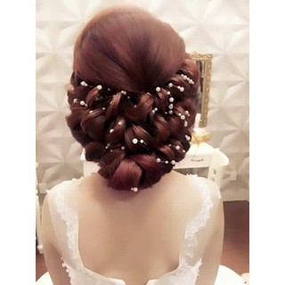 Dây cài hạt tạo kiểu tóc dễ thương