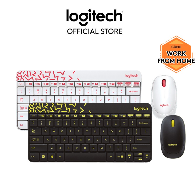 Bộ bàn phím chuột không dây Logitech MK240 Nano-Không dây 2.4Ghz | WebRaoVat - webraovat.net.vn